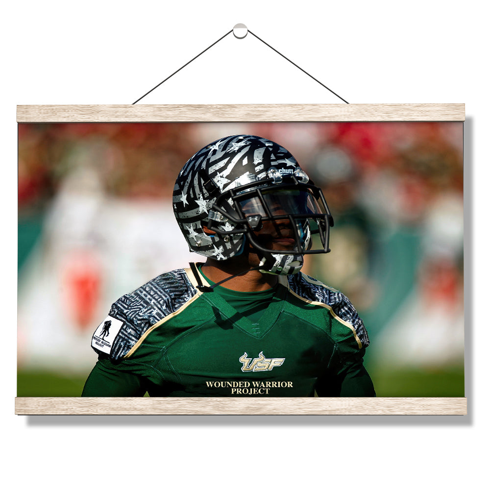 USF Bulls - Wounded Warrior Project - College Wall  Art #Canvas