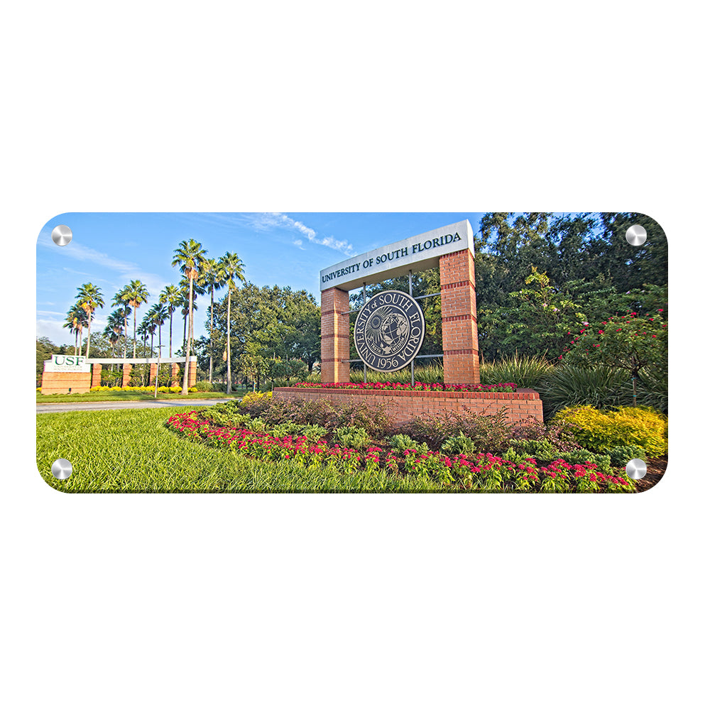 USF Bulls - USF Entrance Pano - College Wall Art #Metal