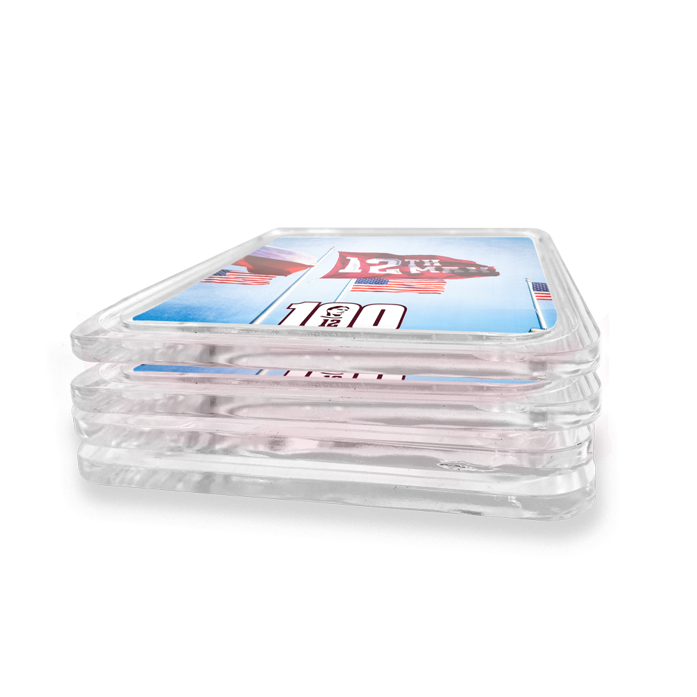 Texas A&M - 12th Man Flags Centennial Drink Coaster
