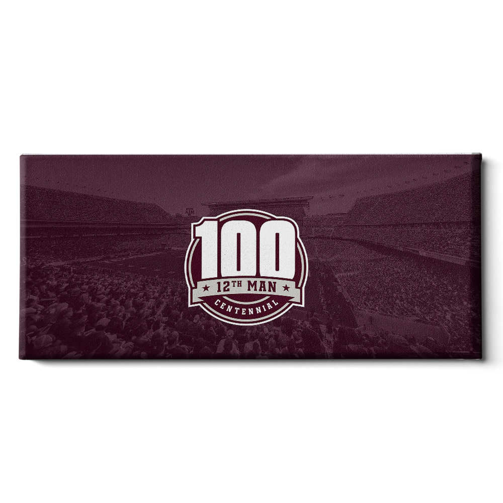 Texas A&M - 12th Man Centennial Kyle Field - College Wall Art #Canvas