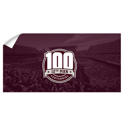 Texas A&M - 12th Man Centennial Kyle Field - College Wall Art #Wall Decal