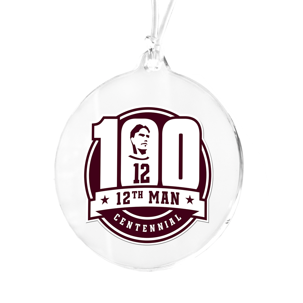 Texas A&M Aggies - 12th Man Centennial Logo Bag Tag & Ornament