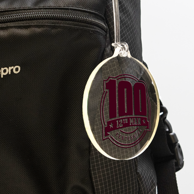Texas A&M Aggies - 100 12th Man Centennial Seal Bag Tag & Ornament