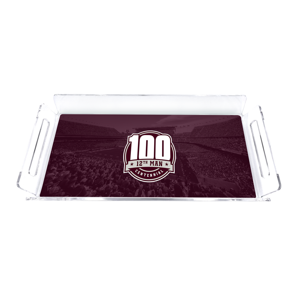 Texas A&M - 12th Man Centennial Kyle Field Decorative Tray