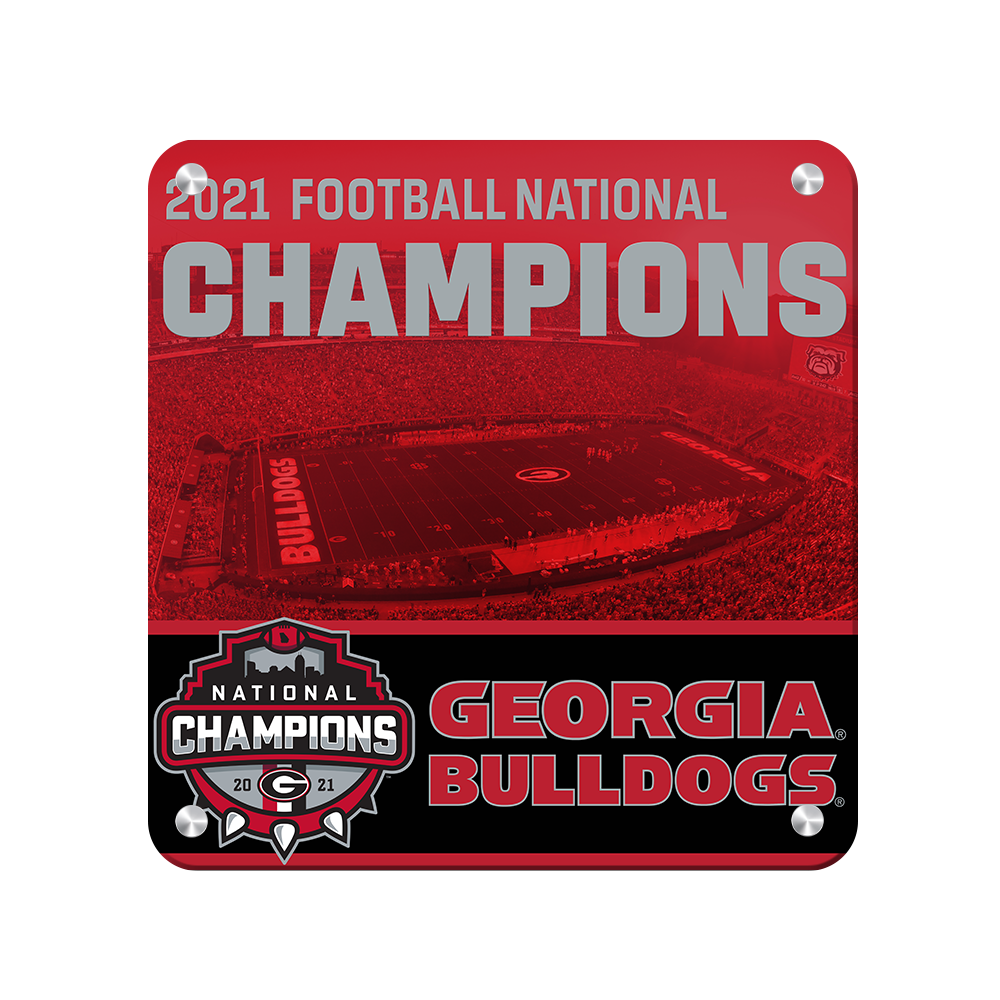 Georgia Bulldogs - National Champions Georgia Bulldogs - College Wall Art #Canvas