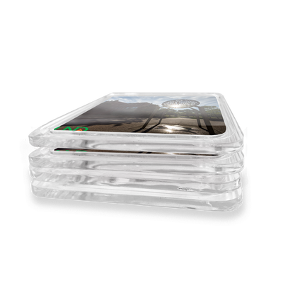 North Dakota Fighting Hawks - Campus Light Drink Coaster