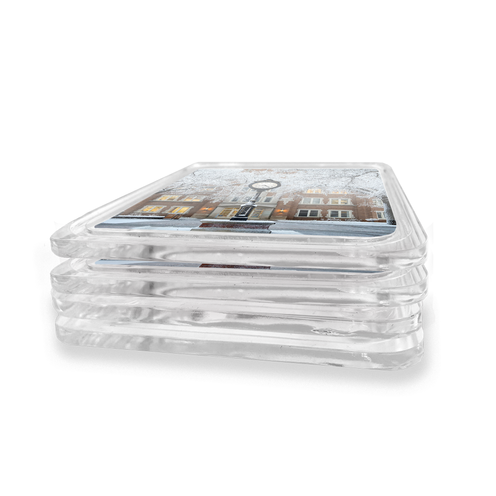 North Dakota Fighting Hawks - University of North Dakota First Snow Drink Coaster