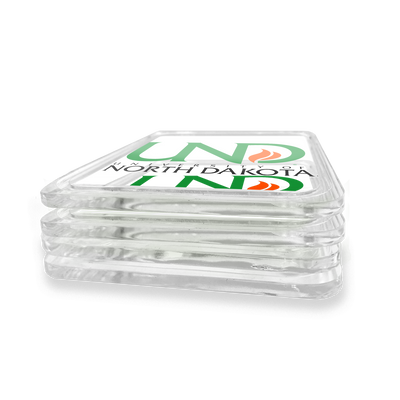 North Dakota Fighting Hawks - University of North Dakota Mark Drink Coaster
