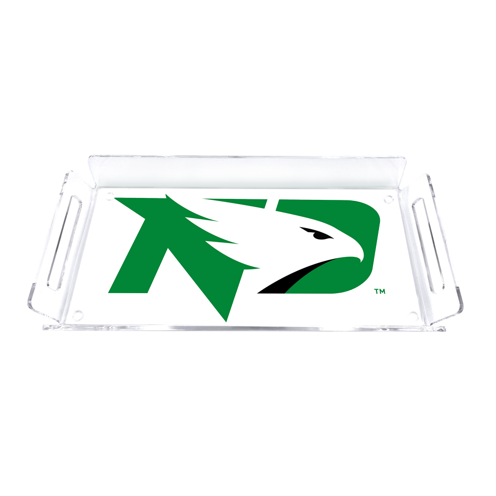 North Dakota Fighting Hawks - North Dakota Mark Decorative Serving Tray