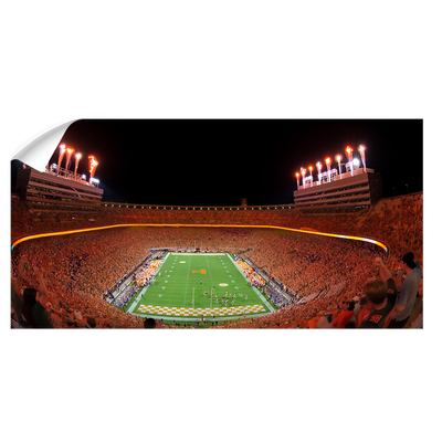 Tennessee Volunteers - Tennessee Lights Panoramic - College Wall Art #Wall Decal