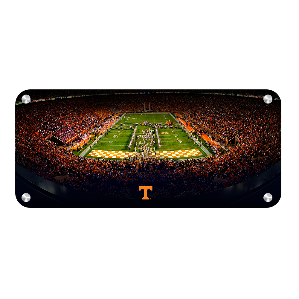 Tennessee Volunteers - Tennessee T Pano - College Wall Art #Metal