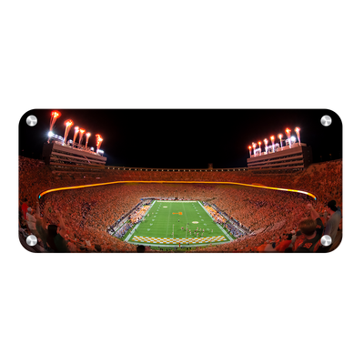 Tennessee Volunteers - Tennessee Lights Panoramic - College Wall Art #Metal