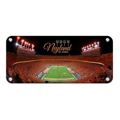 Tennessee Volunteers - Vols Neyland 100 Panoramic - College Wall Art #Wood