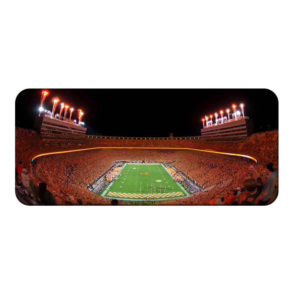Tennessee Volunteers - Tennessee Lights Panoramic - College Wall Art #PVC