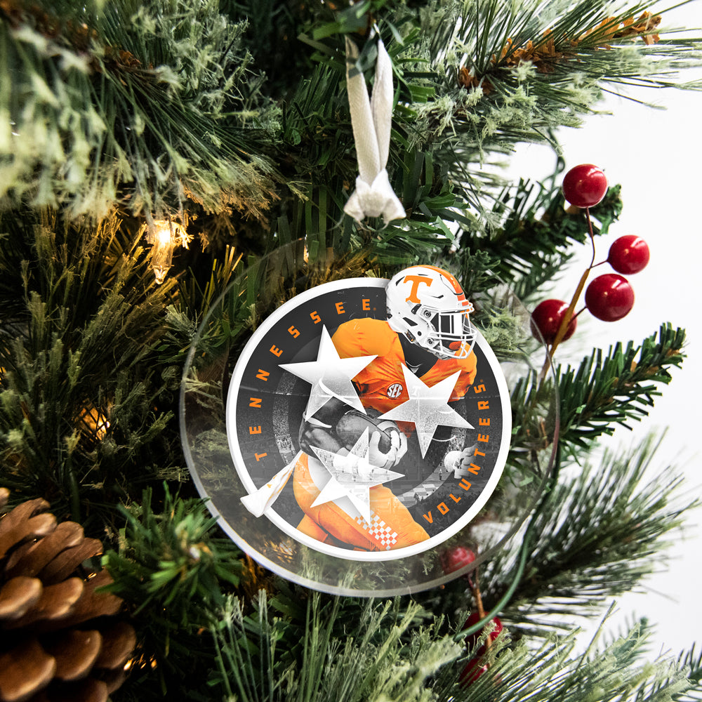 Tennessee Volunteers - Tri Star Volunteer Ornament & Bag Tag