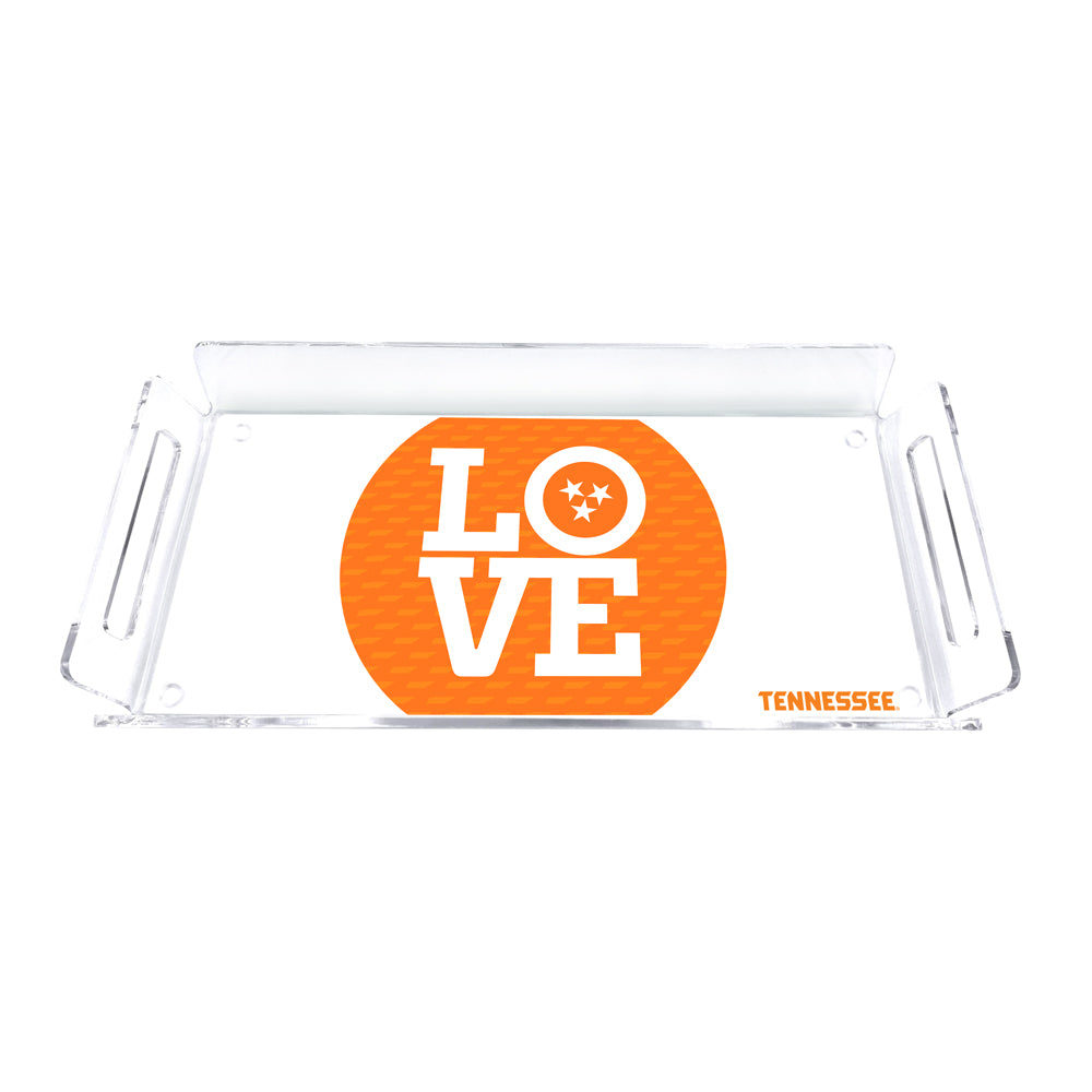 Tennessee Volunteers - TN Love Decorative Serving Tray
