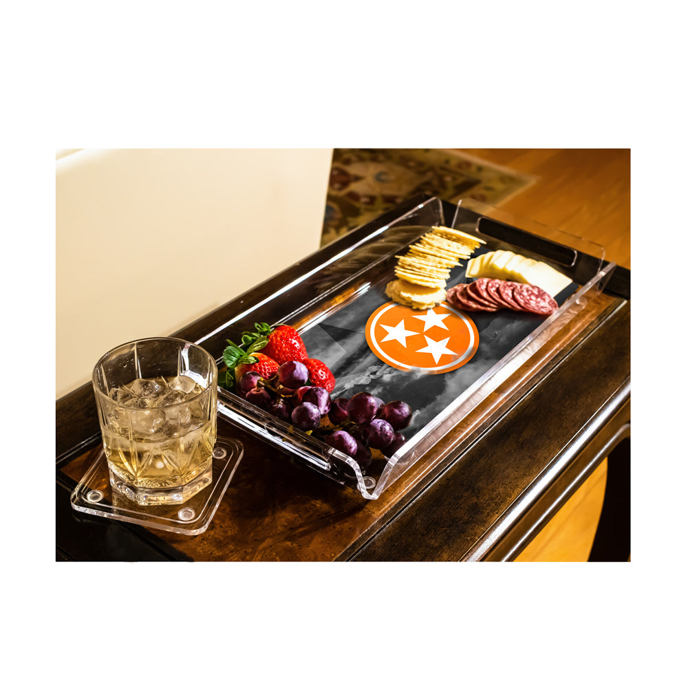 Tennessee Volunteers - Smokey Tri Star Decorative Serving Tray