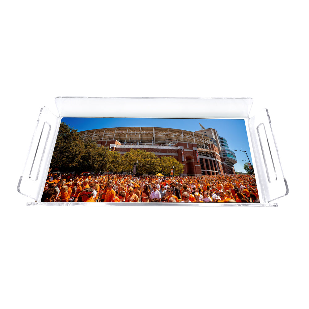 Tennessee Volunteers - Orange Wave Decorative Serving Tray