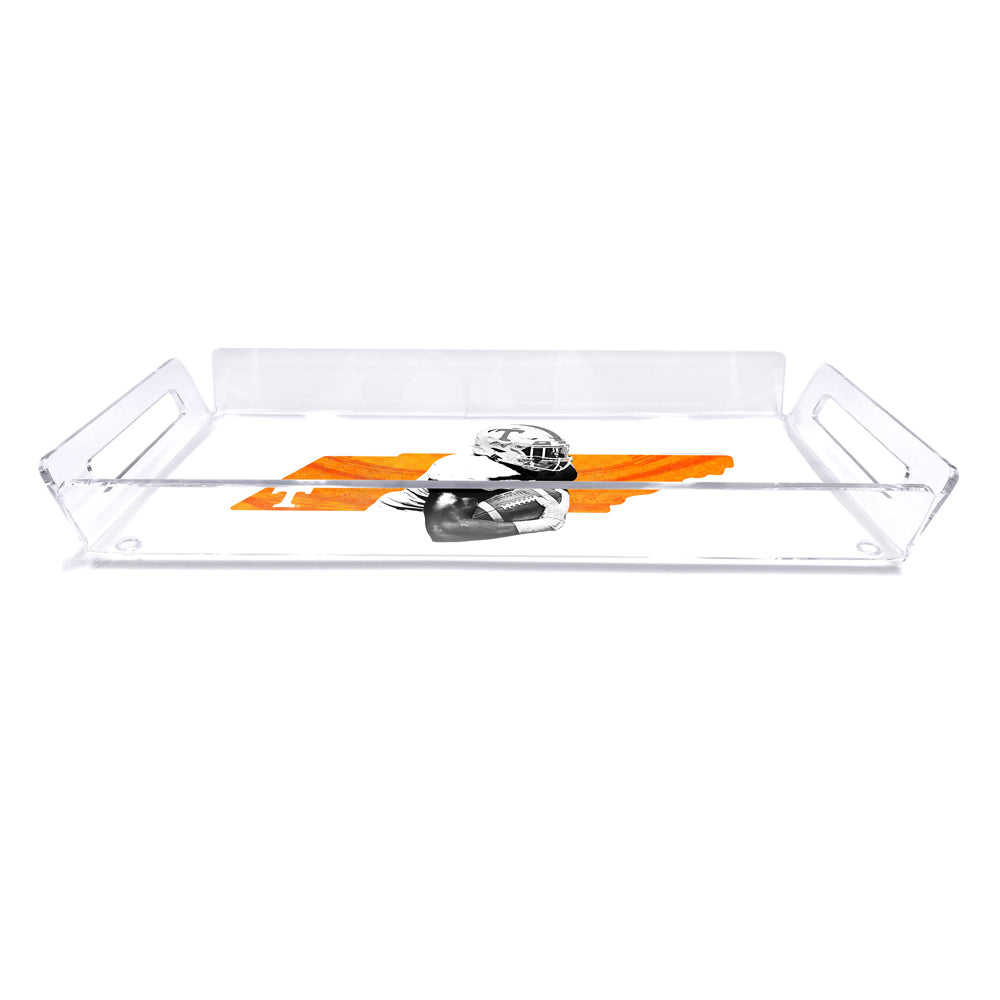 Tennessee Volunteers - Run Thru The State Decorative Serving Tray