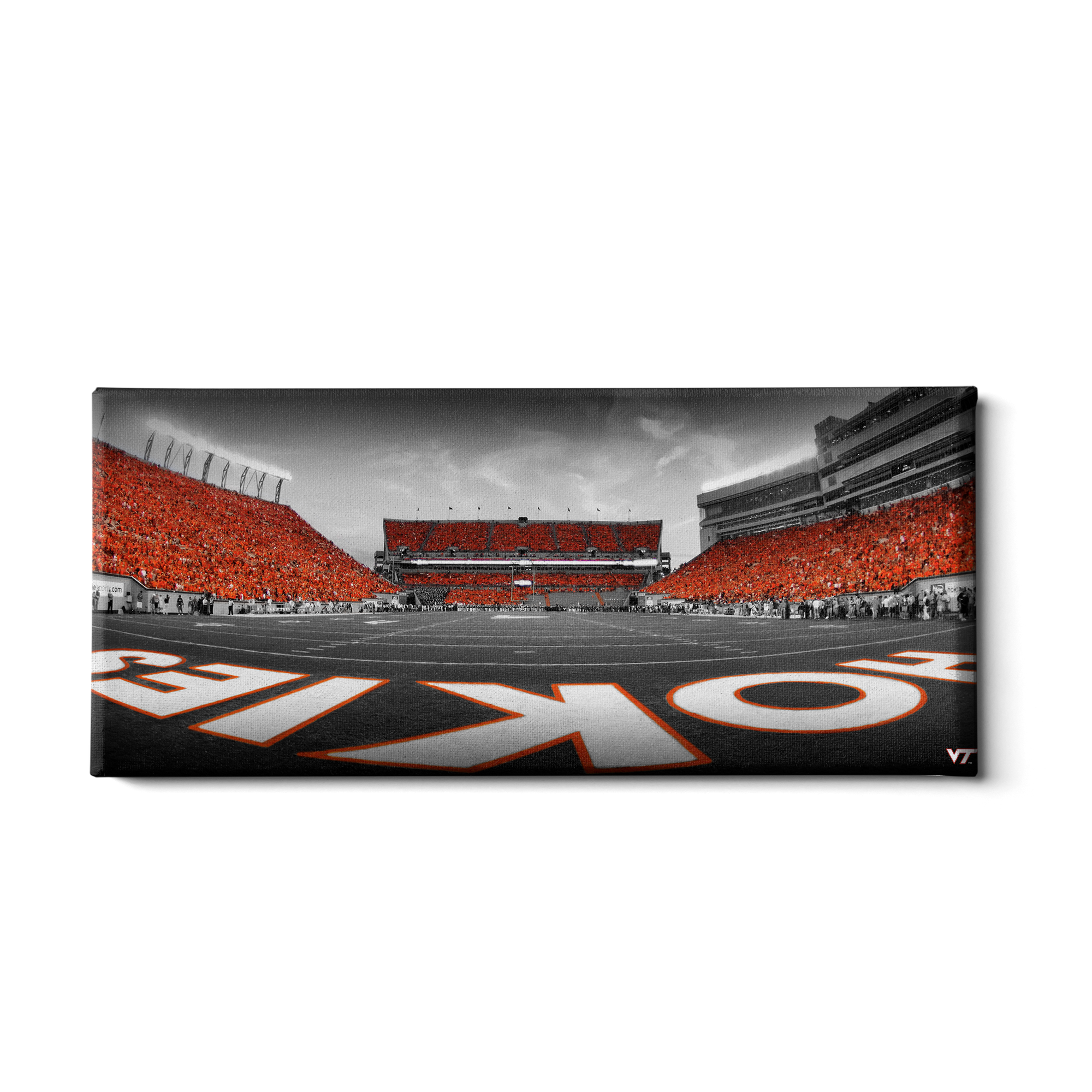 Virginia Tech Hokies - Lane Stadium End Zone Pano - College Wall Art #Canvas