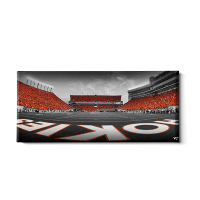 Virginia Tech Hokies - Lane Stadium End Zone Pano - College Wall Art #Canvas