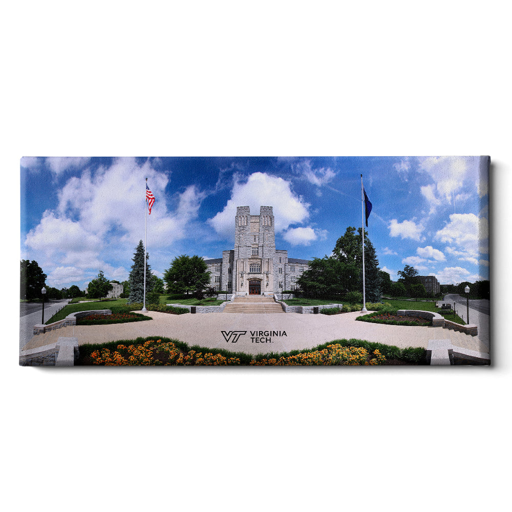 Virginia Tech Hokies - Burruss Wide Angle #Canvas
