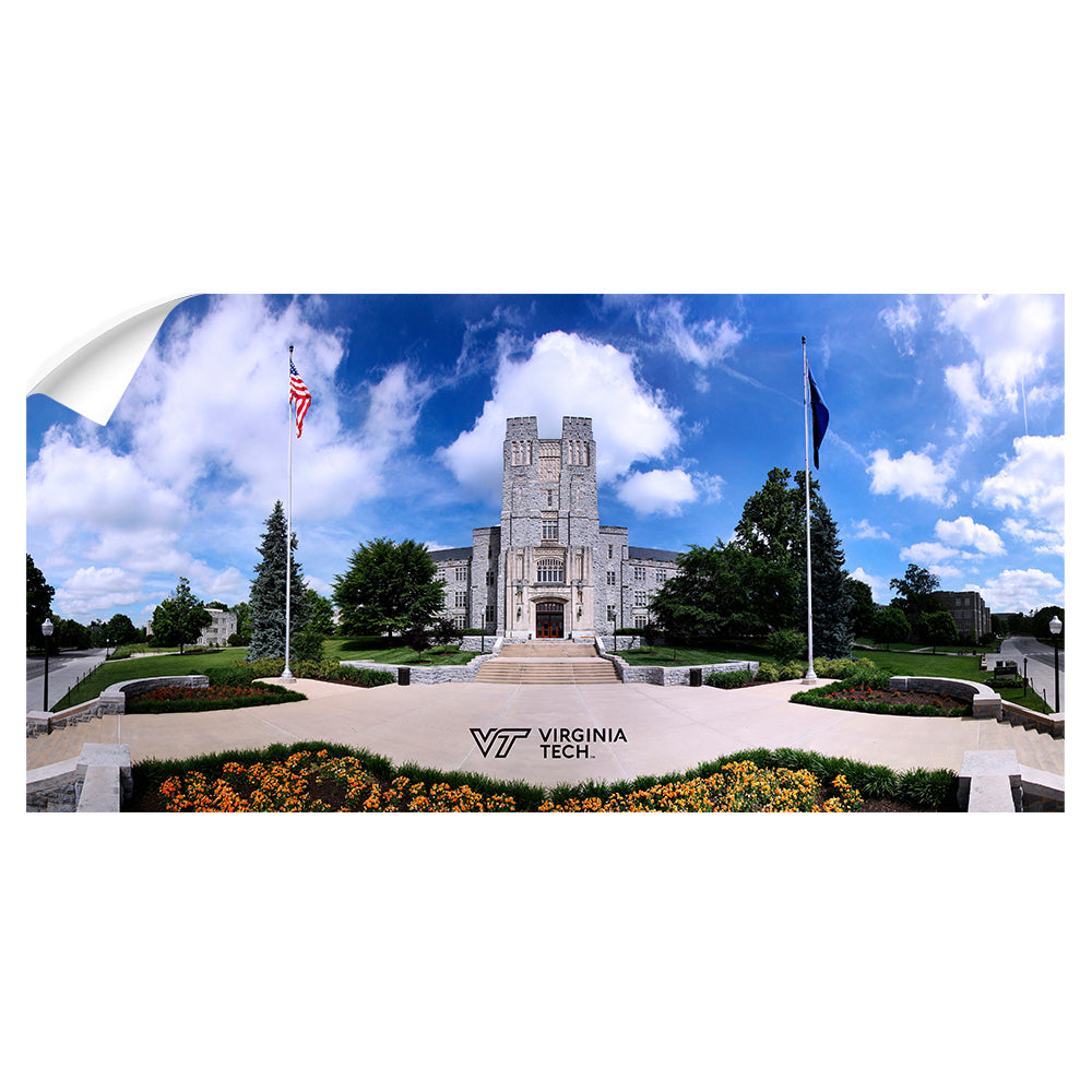 Virginia Tech Hokies - Burruss Wide Angle #Decal
