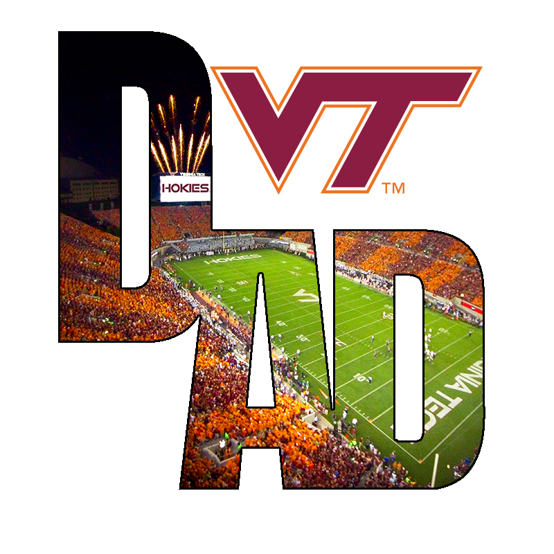 Virginia Tech Hokies - VT Dad Bag Tag