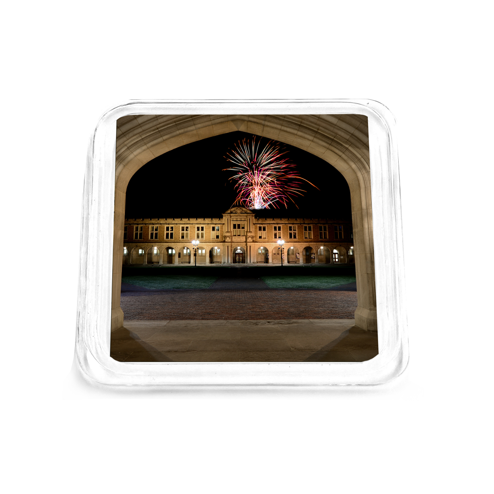 WashU - Lunar Fireworks Drink Coaster