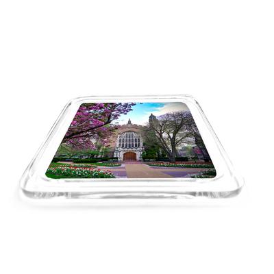 WashU - Cherry Blossoms Drink Coaster