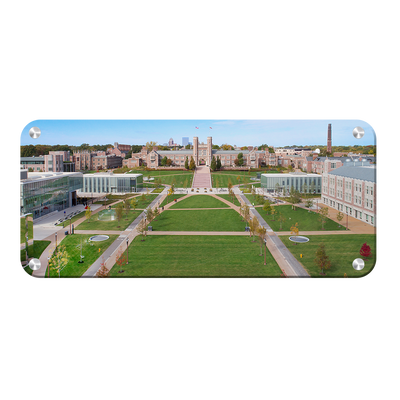 Washington University Bears - Washington U Aerial Panoramic - College Wall Art #Metal