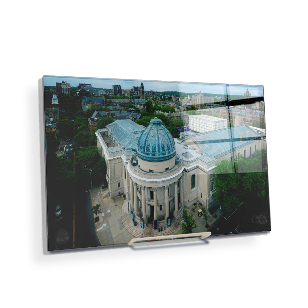 Yale Bulldogs - Woolsey Hall Aerial - College Wall Art #Acrylic Mini