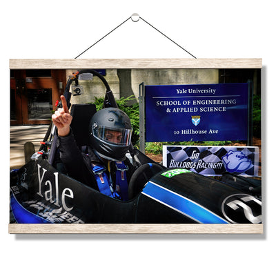 Yale Bulldogs - Bull Dog Racing #Hanging Canvas