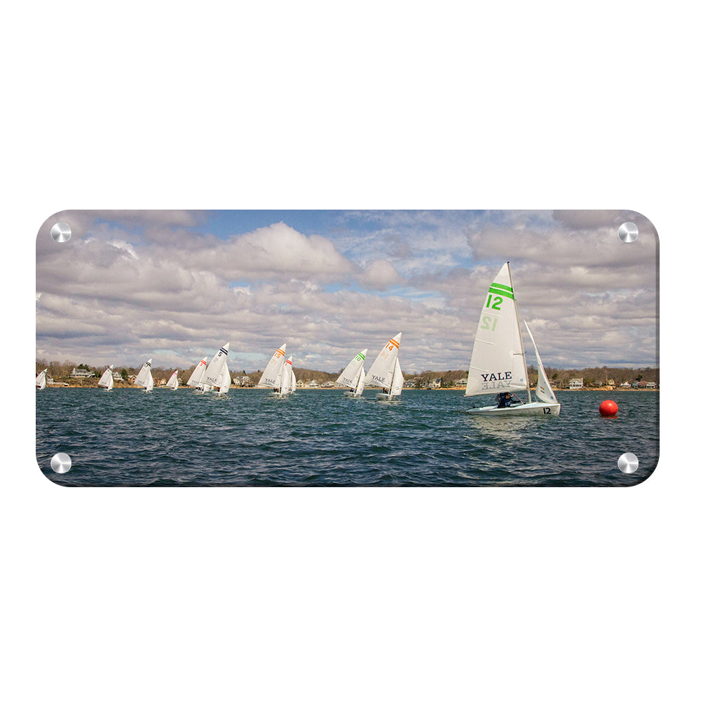 Yale Bulldogs - Yale Sailing - College Wall Art #Metal