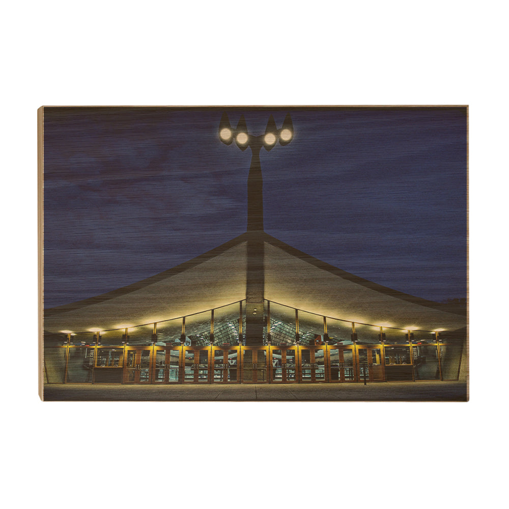 Yale Bulldogs - Whale Tail Night - College Wall Art #Wood