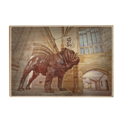 Yale Bulldogs - Yale's Hansome Dan - College Wall Art #Wood