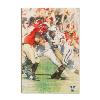 Yale Bulldogs - Yale Football - College Wall Art #Wood
