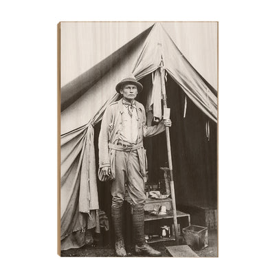 Yale Bulldogs - Vintage Hiram Bingham - College Wall Art #Wood