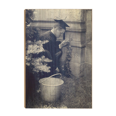 Yale Bulldogs - Vintage Planting the Ivy, 1938 -College Wall Art #Wood