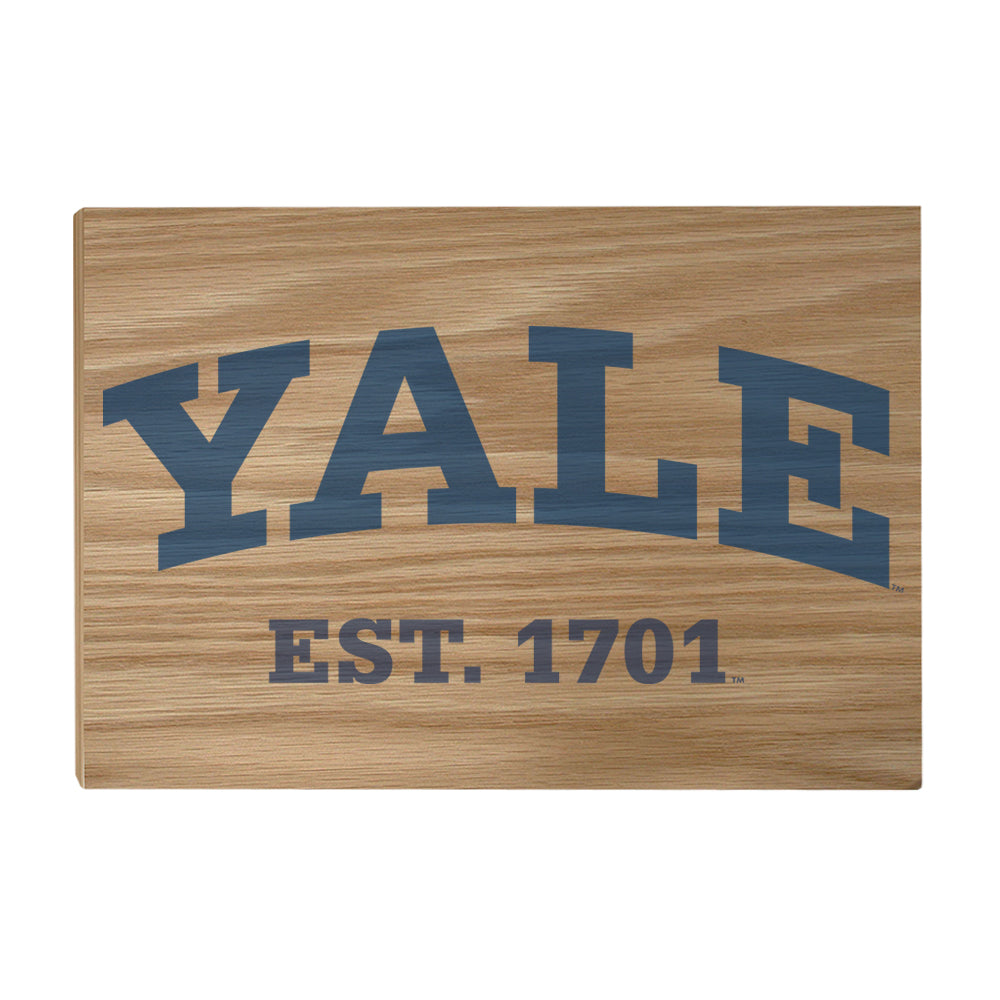 Yale Bulldogs - Yale established 1701 #Wood