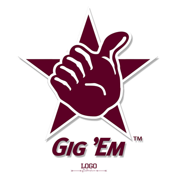 Gig'em SVG - Gig em Aggies svg - Aggie SVG - Aggies SVG - Texas