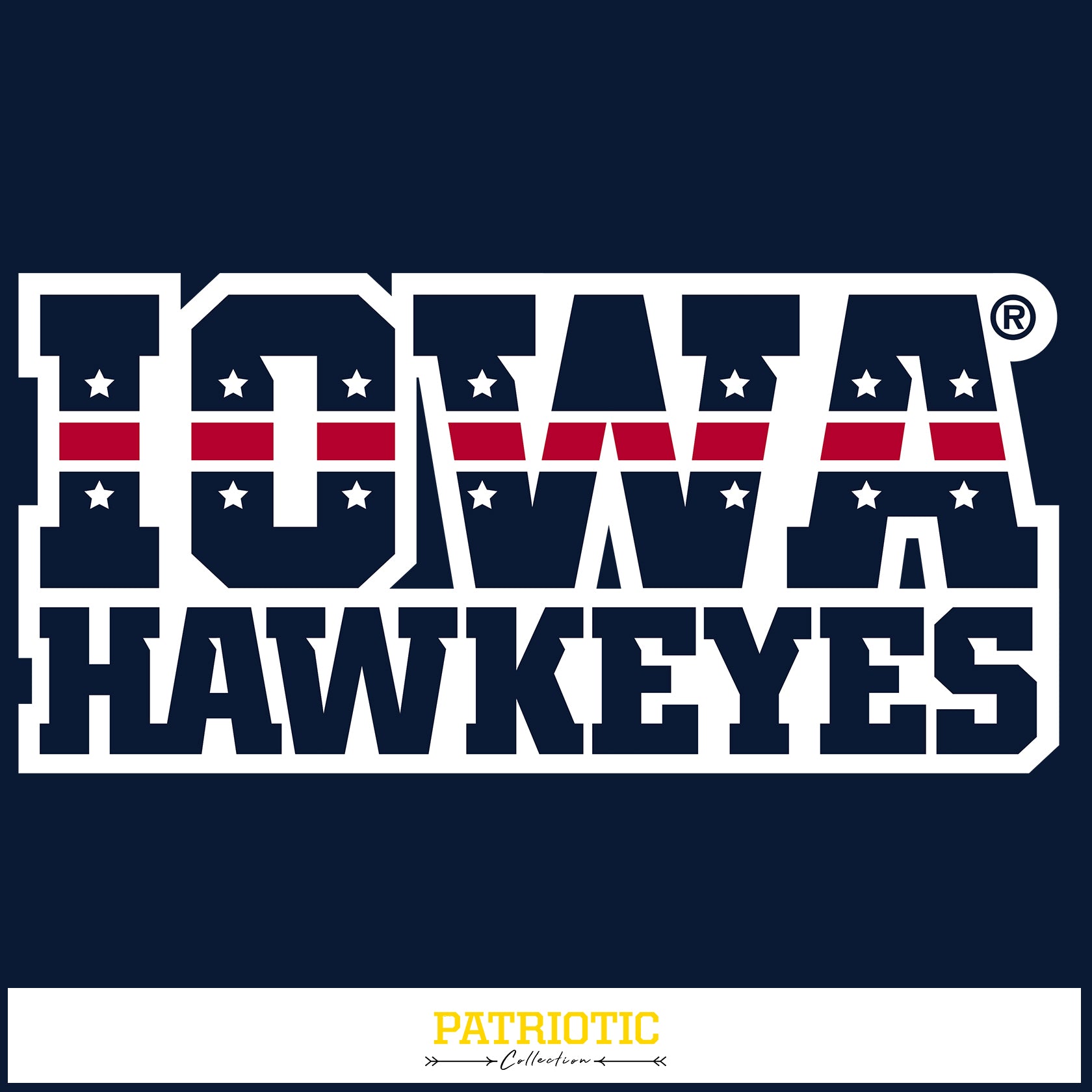 Iowa Hawkeyes - Patriotic