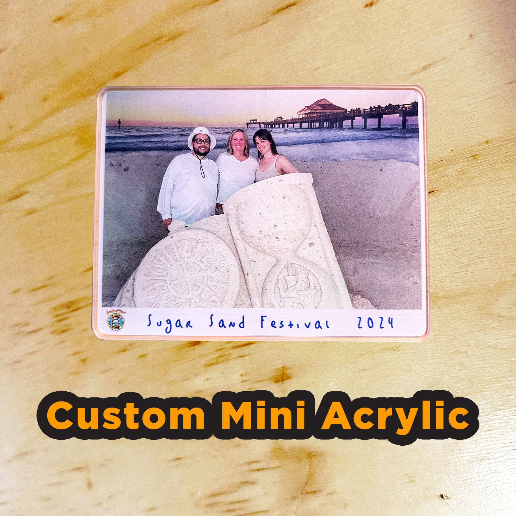 Sugar Sand Festival - Custom Acrylic Mini Wall Art