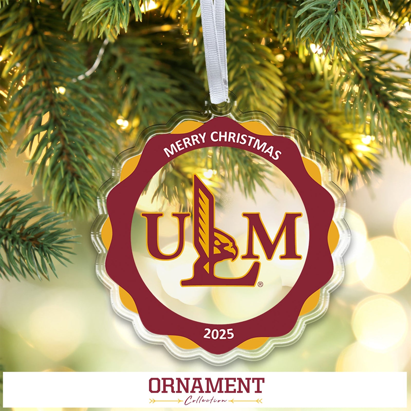 Louisiana Monroe Warhawks - Ornament Collection