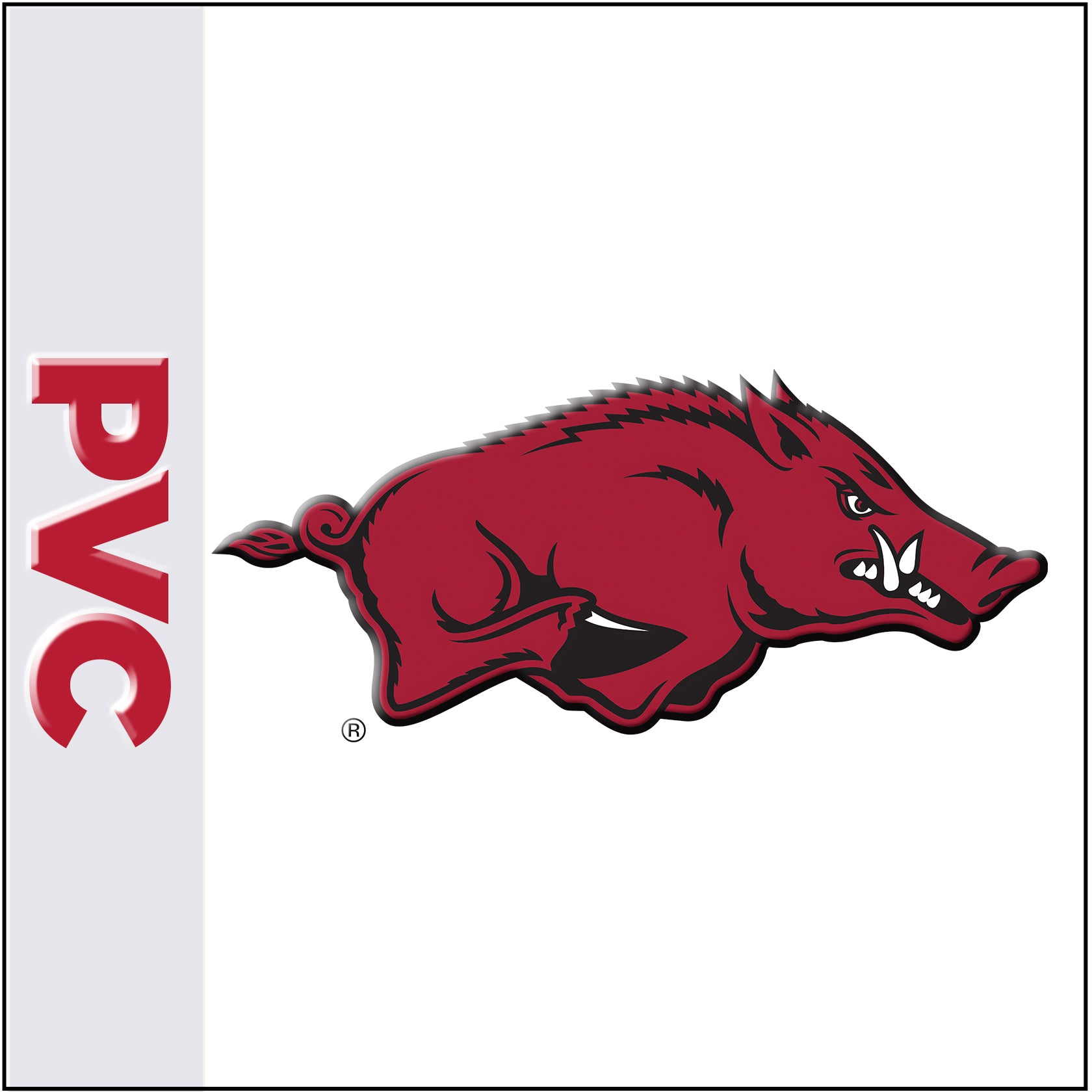 ARKANSAS RAZORBACKS - PVC