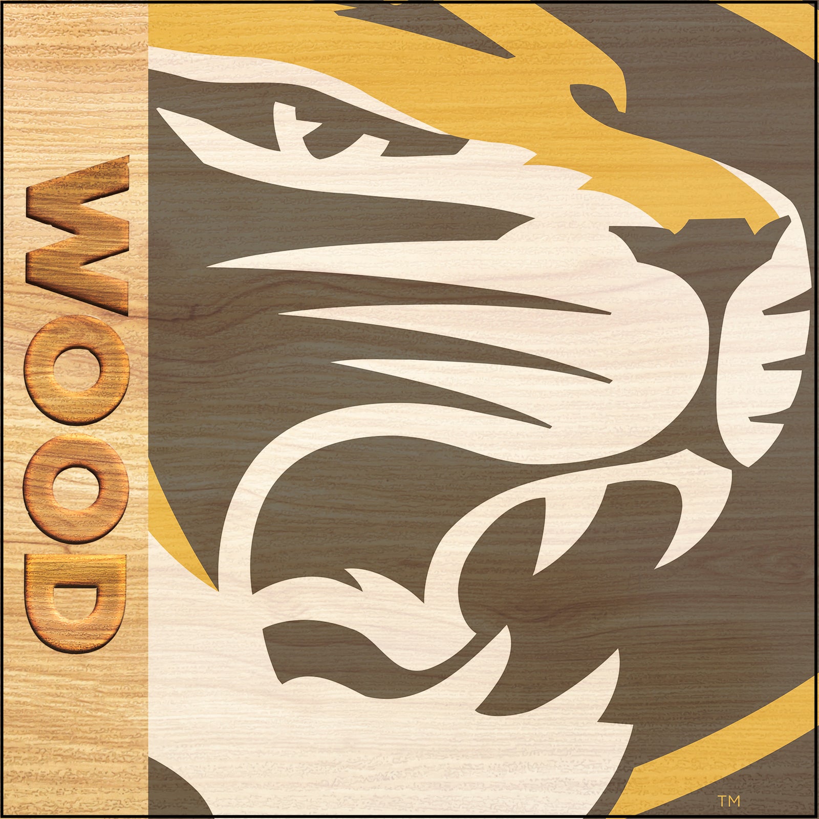 MISSOURI TIGERS - WOOD