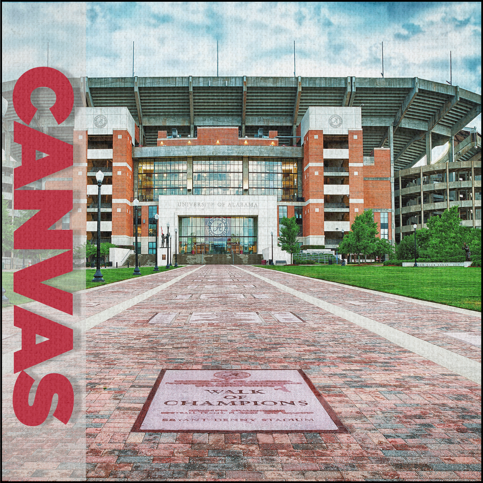 Alabama Crimson Tide - Canvas