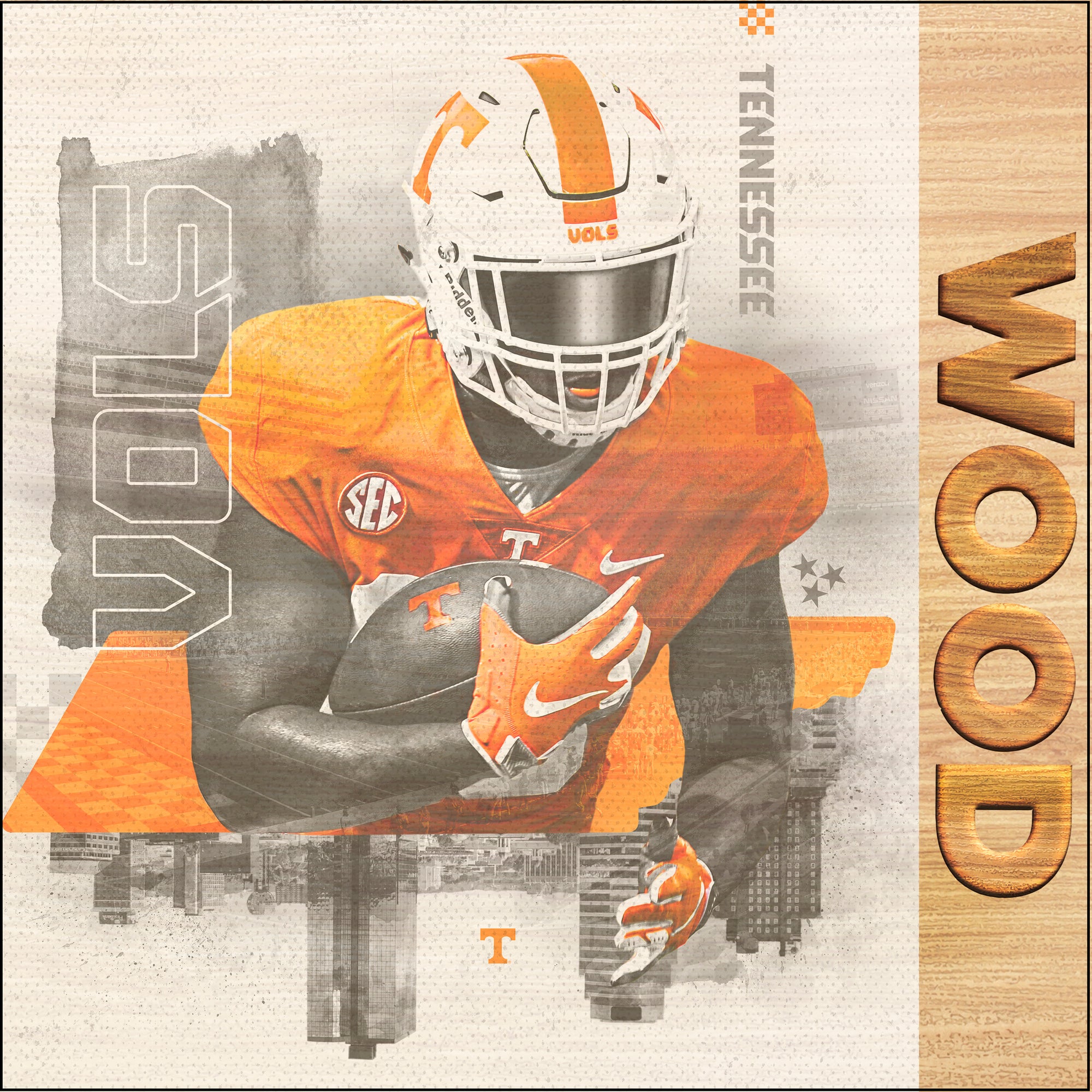 Tennessee Vols - Wood