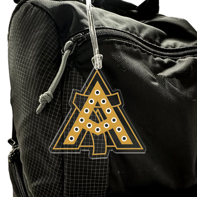 Alpha Gamma Delta - Alpha Gamma Delta Gold Badge Logo Ornament & Bag Tag