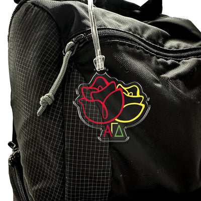 Alpha Gamma Delta - Alpha Gamma Delta Appreciation Rose Logo Ornament & Bag Tag